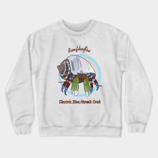 Electric Blue Hermit Crab Crewneck Sweatshirt